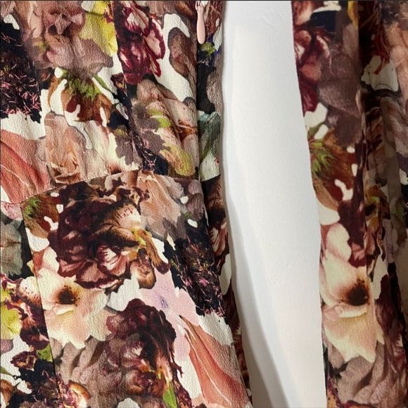 & OTHER STORIES Floral Long Sleeve Mini Dress - Picture 12 of 12